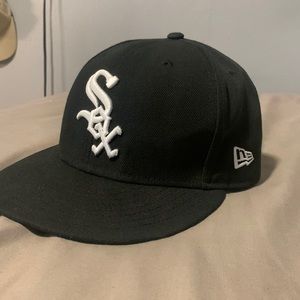 Size 7 White Sox Fitted Hat